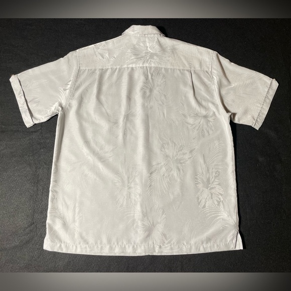 Havanera Co. Hawaiian Men’s Shirt Gray Polyester Size XL - Picture 6 of 6